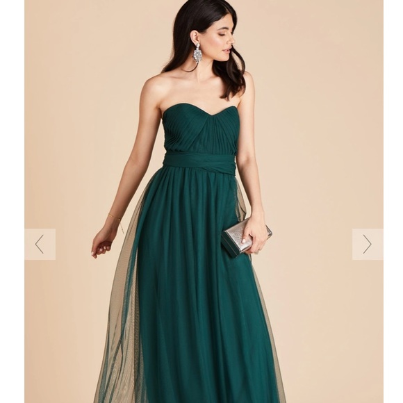 CHRISTINA CONVERTIBLE DRESS - EMERALD - Picture 1 of 9